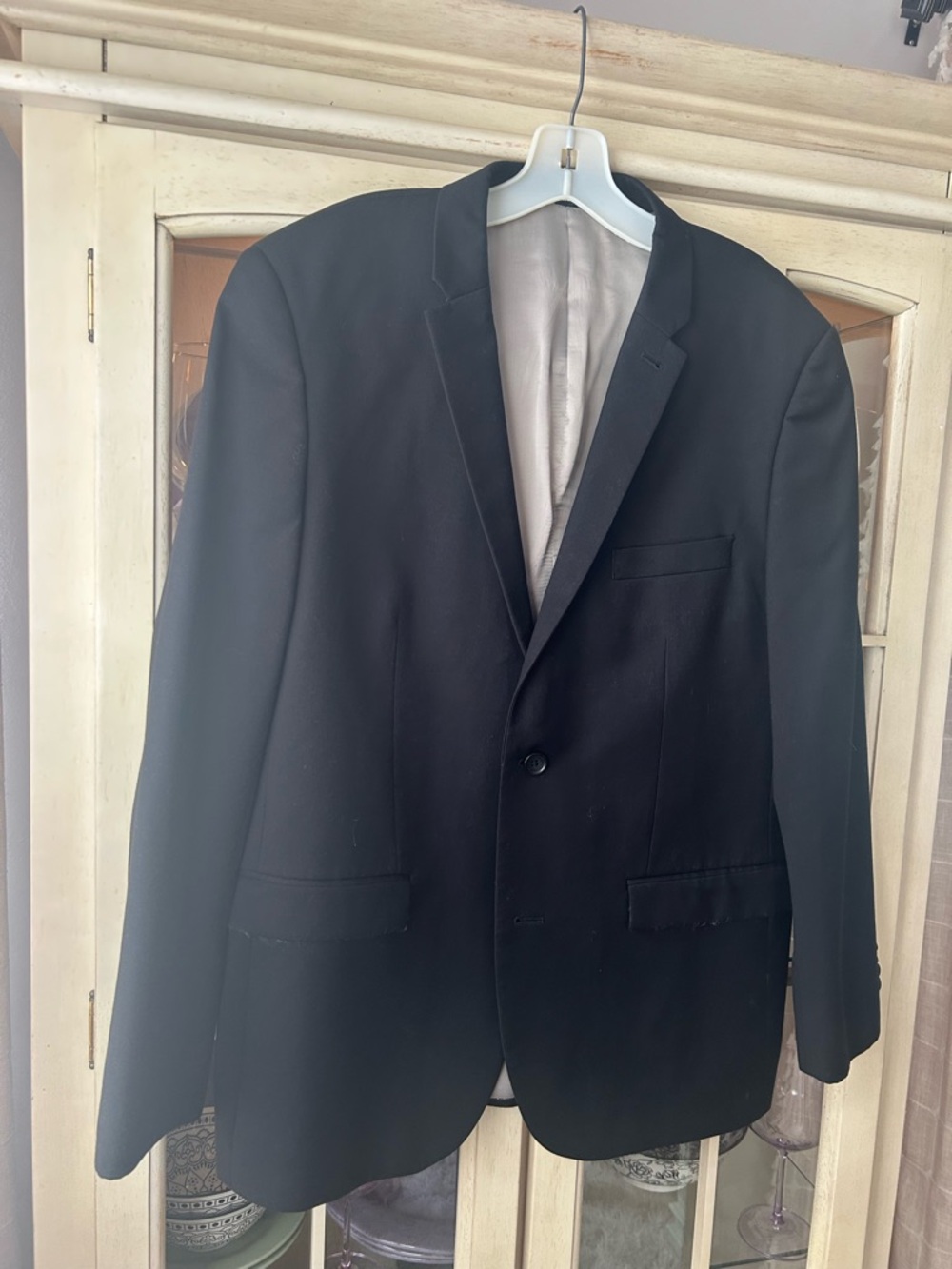 Topman Black Single-Breasted Blazer